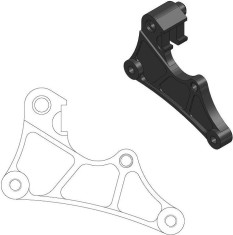 Adaptor Relocare Etrier Frana Supermoto Street 320mm - 211066