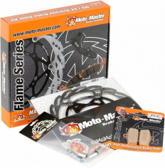Kit Frana Flame Disc Fix 220 Mm, Placute Frana, Adaptor Relocare - 310032