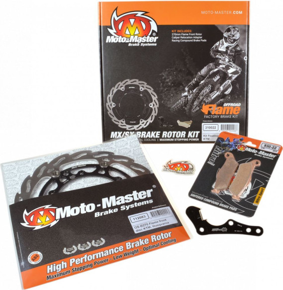 Kit Frana Rotor Flotant Flame 270 Mm, Placute Frana, Adaptor Relocare - 310040