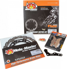 Kit Frana Rotor Flotant Flame 270mm, Placute Frana, Adaptor Relocare - 310044