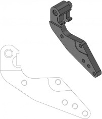 Adaptor Relocare Etrier Frana Rally/Dakar 298mm - 211043