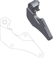 Adaptor Relocare Etrier Frana Supermoto Street 320mm - 211010