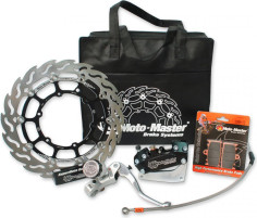 Kit Race Supermoto: Disc Flotant Flame 300mm, Placute Frana, Adaptor Etrier Frana 4 pistoane, Radial Master Cylinder - 313057
