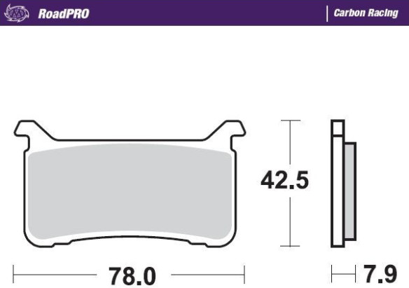 Placute Frana Roadpro Carbon Racing 413106