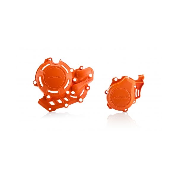 Shields and Guards Acerbis X-Power KTM/Husq 16-18 Orange Ignition + Clutch Cover