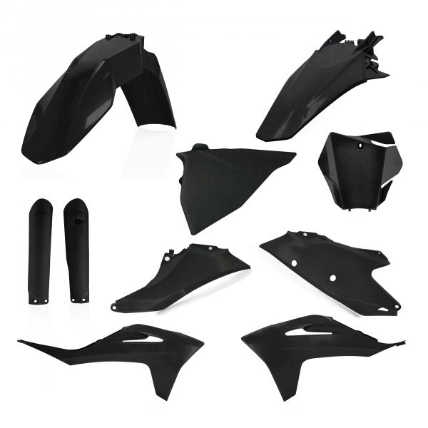 Plastics MX-Enduro Acerbis Full Plastic Body Kit  Gas-Gas EXC/MC Metallic Black 2021-2023