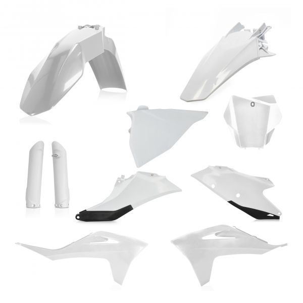  Acerbis Full Plastic Body Kit  Gas-Gas EXC/MC White/Black 2021-2023