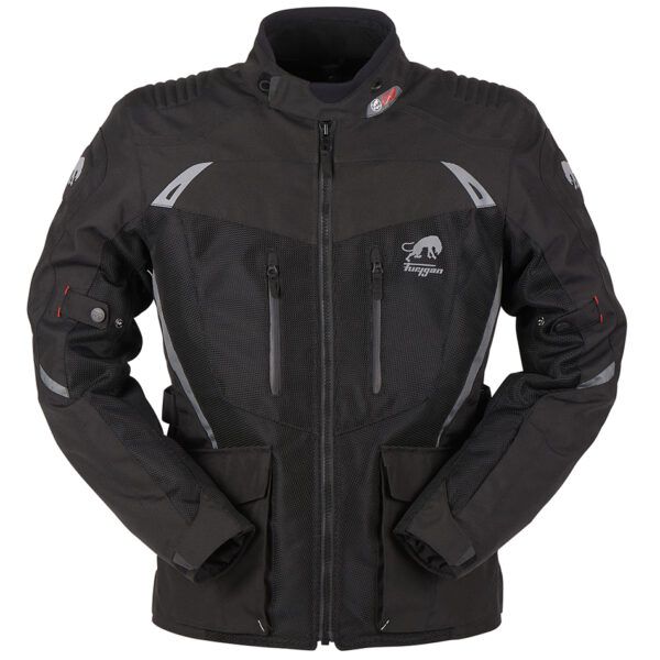 Textile jackets Furygan Textil Moto Jacket Apalaches Vented 2W1 Black 6422-1