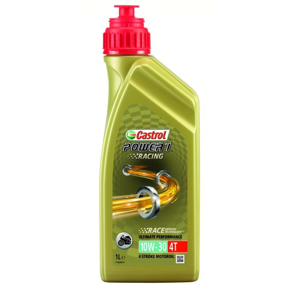 4 stokes engine oil Castrol Power 1 Racing 4-stroke Sae 10w30 Partly Synthetic 1 Liter - 2207215-14e948