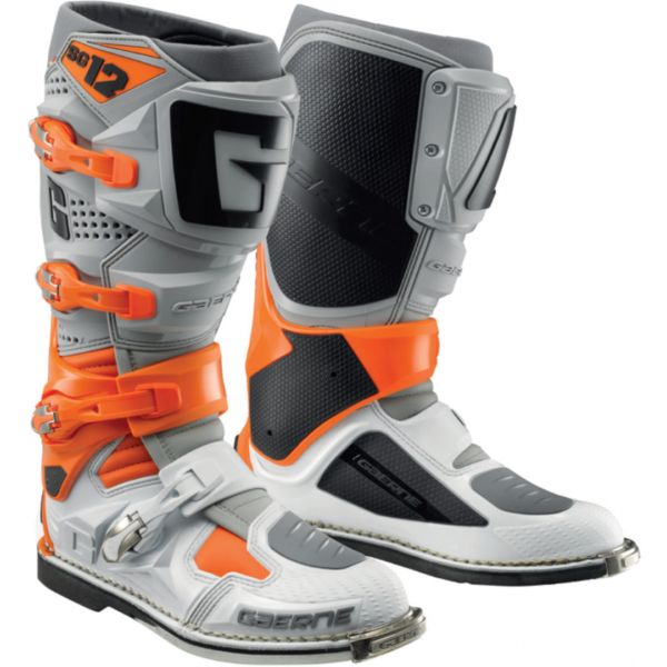 Boots MX-Enduro Gaerne Moto Enduro SG12 Orange/Grey/White Boots