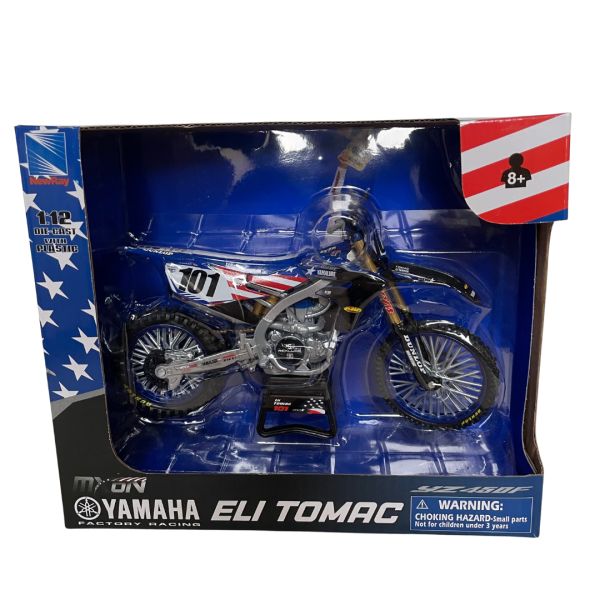  New Ray Scale Model Moto Eli Tomac NO 101 Yamaha YZF 450 Toy moDEL 58423