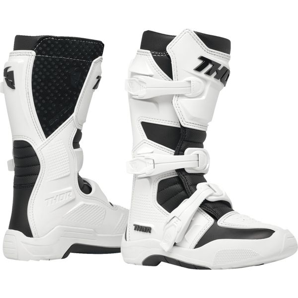  Thor Cizme Moto Mx/Enduro Copii Blitz XR White/Black 24