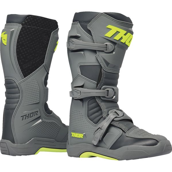 Boots MX-Enduro Thor Moto MX/Enduro Boots Blitz Xr Gray/Charcoal 24