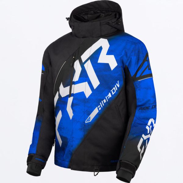 Jackets FXR Snowmobil Insulated CX Jacket Black/Blue Haze 24