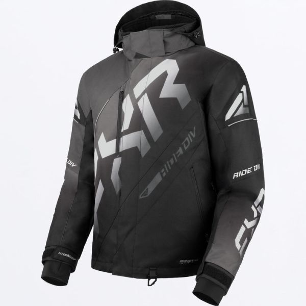 Jackets FXR Snowmobil Insulated CX Jacket Black/Char/White 24