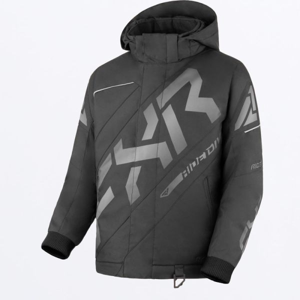  FXR Snowmobil Youth Insulated CX Jacket Black Ops 24