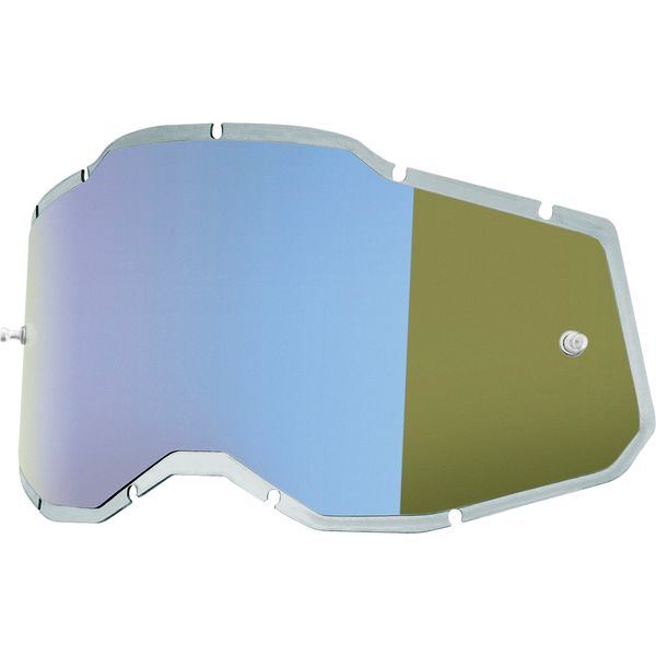 Goggle Accessories 100 la suta Goggles Replacement Lens Accuri 2/Racecraft 2/Strata 2 Blue