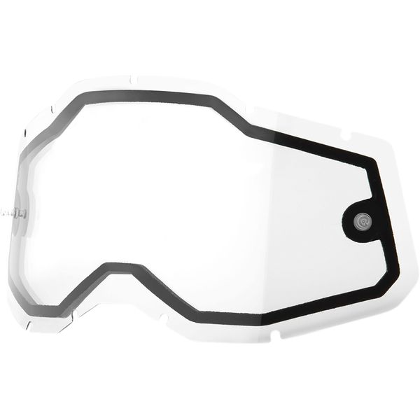 Goggle Accessories 100 la suta Goggles Replacement Lens Accuri 2/Racecraft 2/Strata 2 Dual Clear