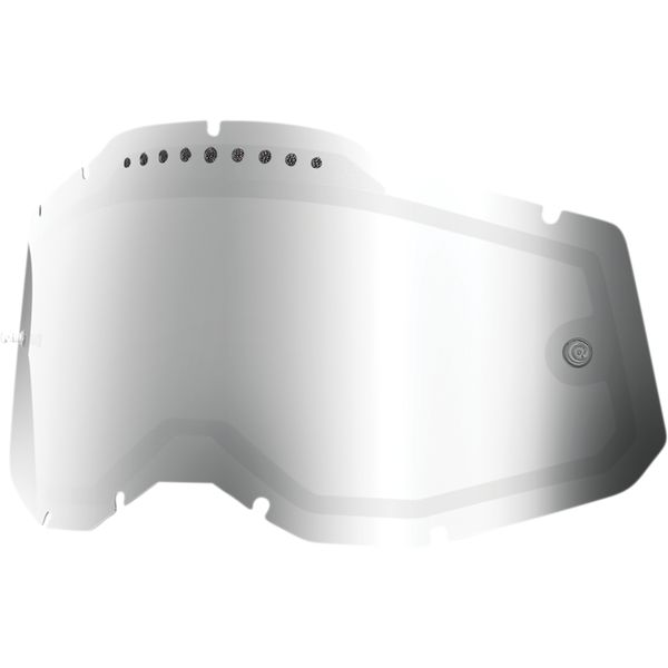Goggle Accessories 100 la suta Goggles Replacement Lens Accuri 2/Racecraft 2/Strata 2 Dual Vented Mirror Silver