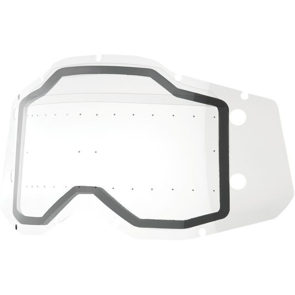Goggle Accessories 100 la suta Goggles Replacement Lens Accuri 2/Racecraft 2/Strata 2 Forecast Dual Clear