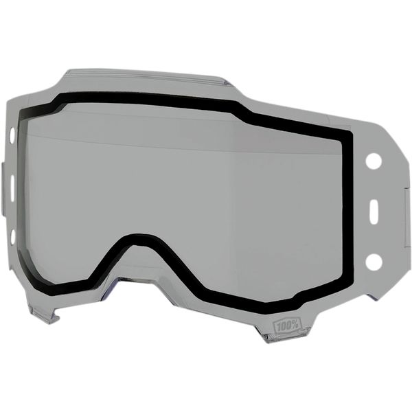 Goggle Accessories 100 la suta Goggles Replacement Lens Armega Forecast Dual Gray