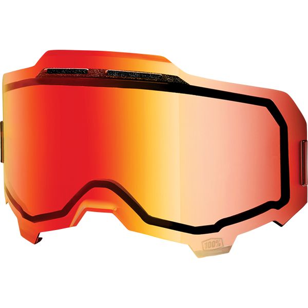 Goggle Accessories 100 la suta Goggles Replacement Lens Armega Red