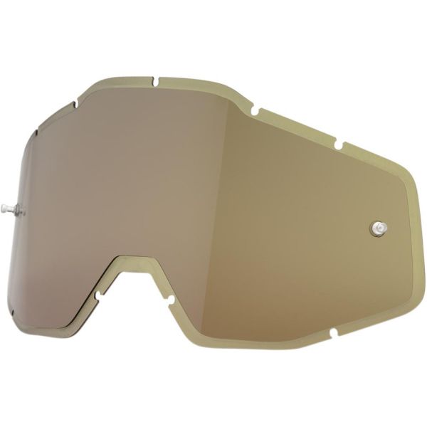 Goggle Accessories 100 la suta HD OLIVE ANTI-FOG INJECTED REPLACEMENT LENS FOR 100% GOGGLES