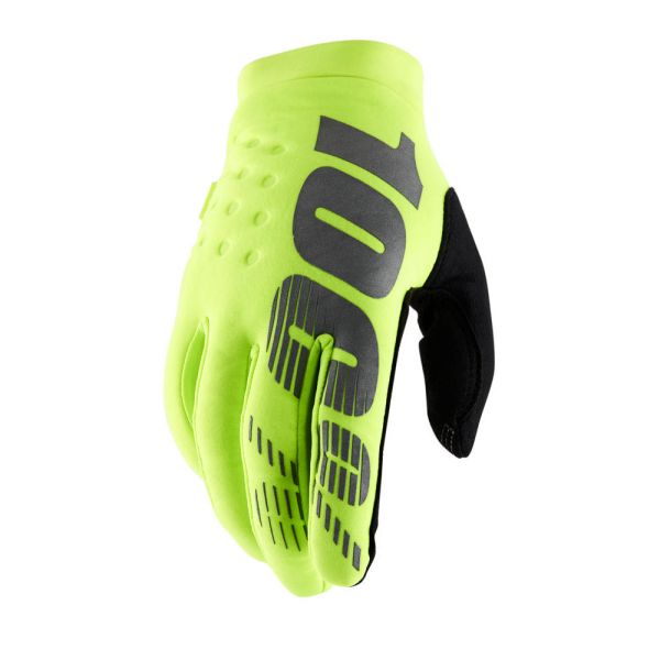  100 la suta Manusi Enduro Brisker Yellow/Black