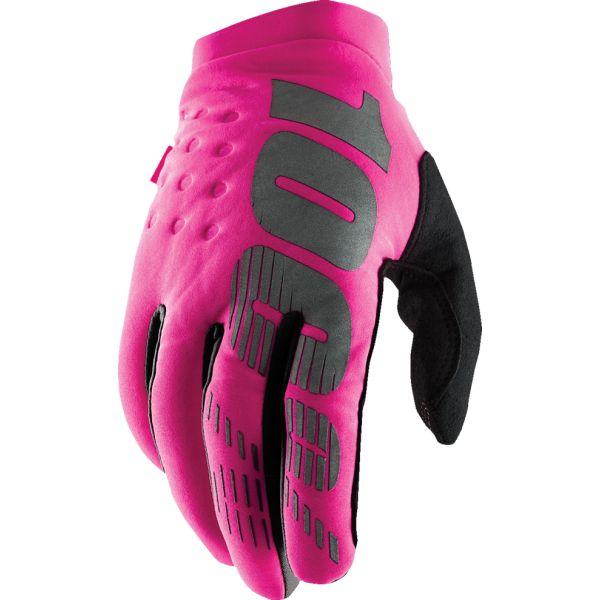 Gloves MX-Enduro 100 la suta Moto Lady Glove MX/Enduro Brisker Pink-Black 10005-00009