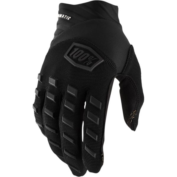 Gloves MX-Enduro 100 la suta Moto Gloves MX/Enduro Airmatic Black/Charcoal 10000-00004