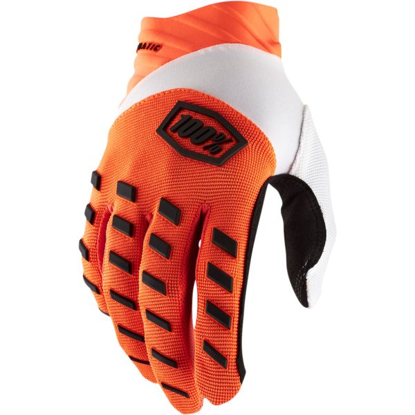 Gloves MX-Enduro 100 la suta Moto Gloves MX/Enduro Airmatic Fluorescent Orange  10000-00023