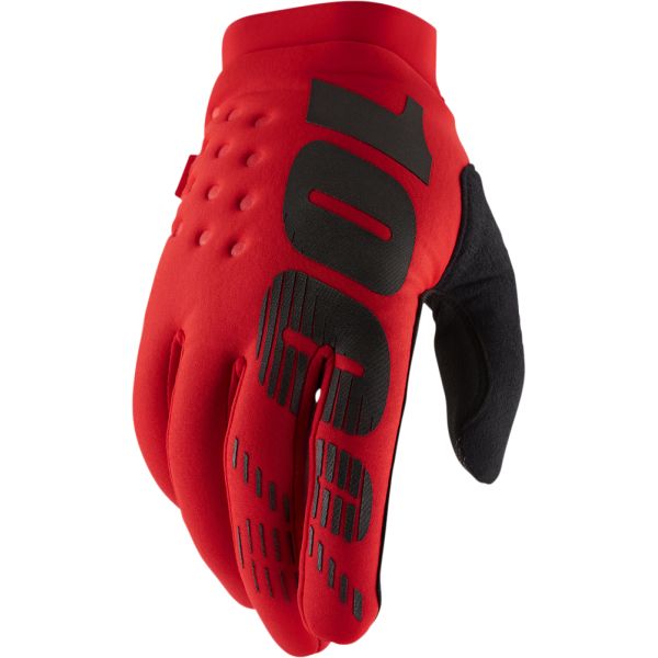 Gloves MX-Enduro 100 la suta Moto Gloves MX/Enduro Brisker Red 10003-00034