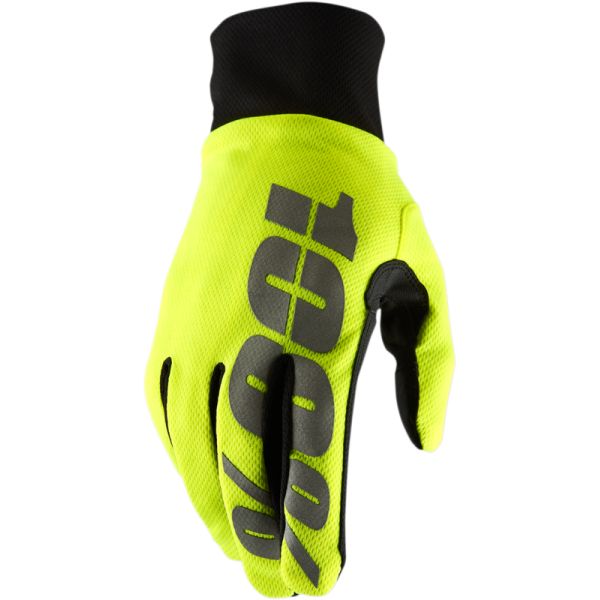 Gloves MX-Enduro 100 la suta Moto Gloves MX/Enduro Hydromatic Brisker Fluorescent Yellow-Black 10017-00009