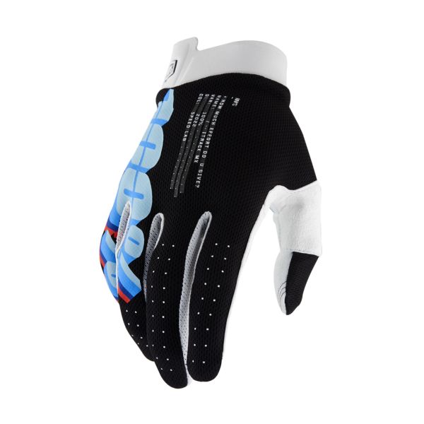Gloves MX-Enduro 100 la suta Moto Gloves MX/Enduro Itrack Blue/Black 10008-00035