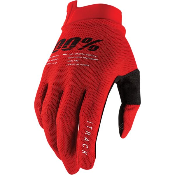 Gloves MX-Enduro 100 la suta Moto Gloves MX/Enduro Itrack Red 10008-00015