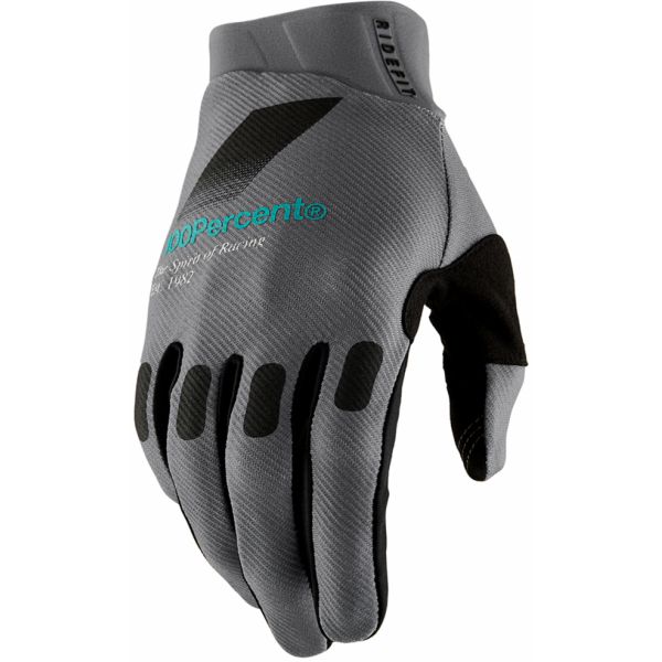 Gloves MX-Enduro 100 la suta Moto Gloves MX/Enduro Ridefit Gray-Black   10010-00048
