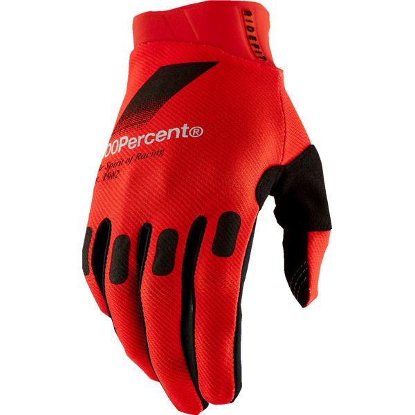 Gloves MX-Enduro 100 la suta Moto Gloves MX/Enduro Ridefit Red-Black   10010-00058