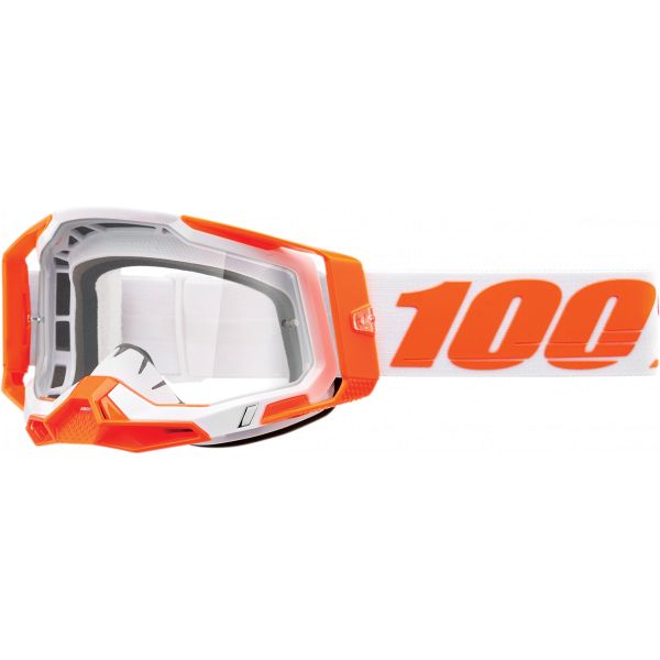  100 la suta Enduro Goggles Racecraft 2 Or Clear 50009-00013