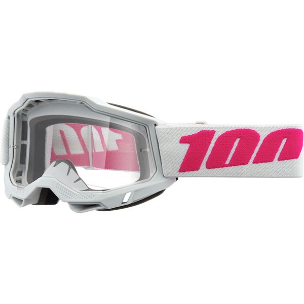  100 la suta Enduro Moto Goggles Accuri 2 Keetz Clear Lens