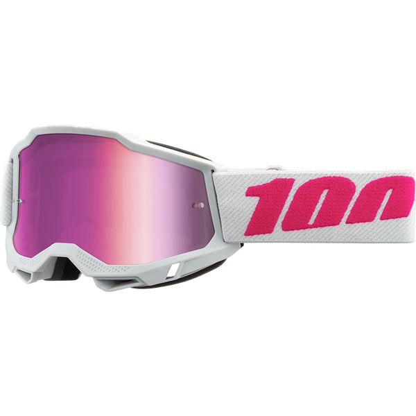  100 la suta Enduro Moto Goggles Accuri 2 Keetz Mirrored Lens