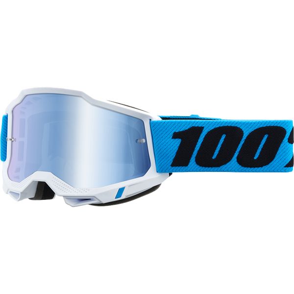  100 la suta Enduro Moto Goggles Accuri 2 Novel Mirrored Lens