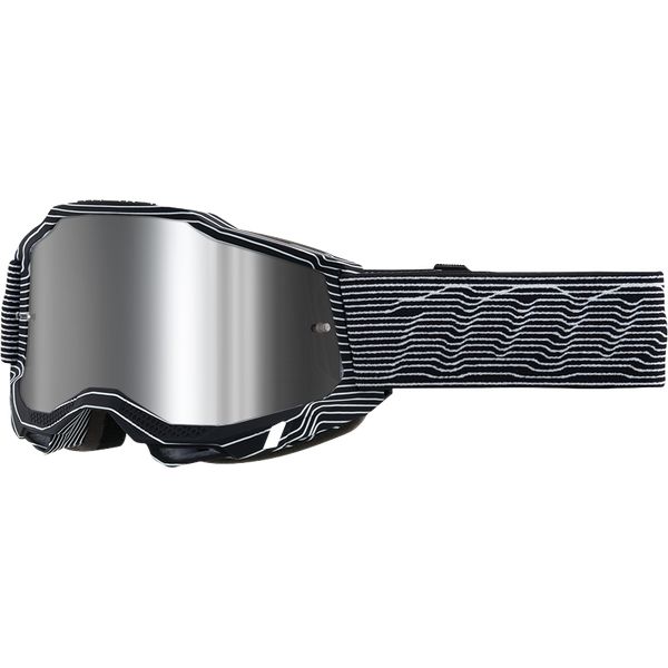  100 la suta Enduro Moto Goggles Accuri 2 Silo Mirrored Lens