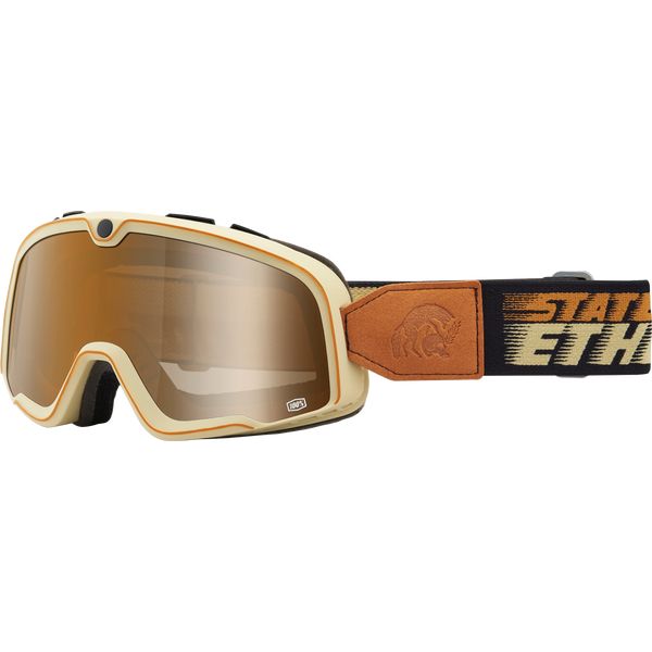 Goggles chopper 100 la suta Enduro Moto Goggles Barstow Orange Clear Lens