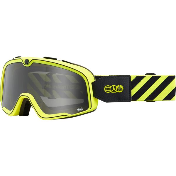 Goggles chopper 100 la suta Enduro Moto Goggles Barstow Yellow Clear Lens