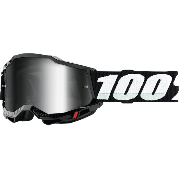  100 la suta Ochelari Moto Enduro Copii Accuri 2 Black Mirrored Lens