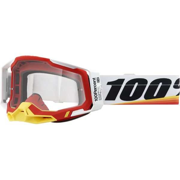 Goggles MX-Enduro 100 la suta Enduro Moto Goggles Racecraft 2 Arsham Red Clear Lens