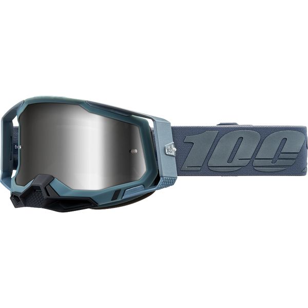 Goggles MX-Enduro 100 la suta Enduro Moto Goggles Racecraft 2 Battleship Mirrored Lens