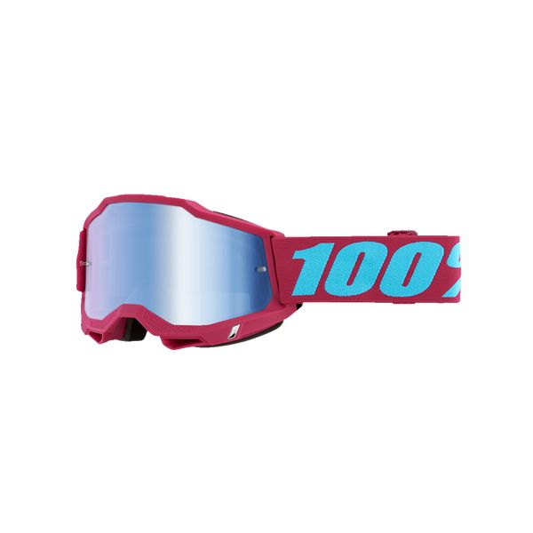 Goggles MX-Enduro 100 la suta Moto MX/Enduro Goggles Accuri 2 Excelsior Blue-Mirror Lens 50014-00027