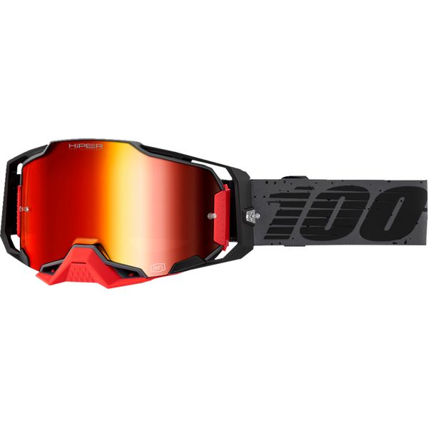 Goggles MX-Enduro 100 la suta Moto MX/Enduro Goggles Armega Nekfeu Red-Mirror Lens 50003-00010