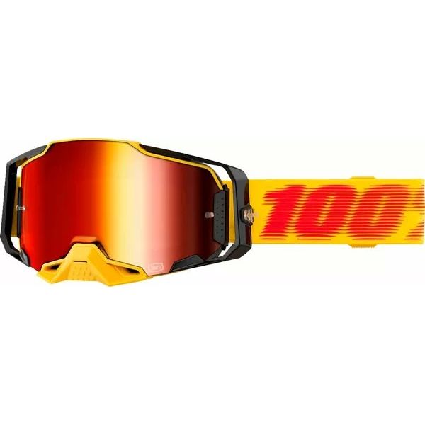 Ochelari MX-Enduro 100 la suta Ochelari Moto MX/Enduro Armega Tetsu/Mirror Red 2025